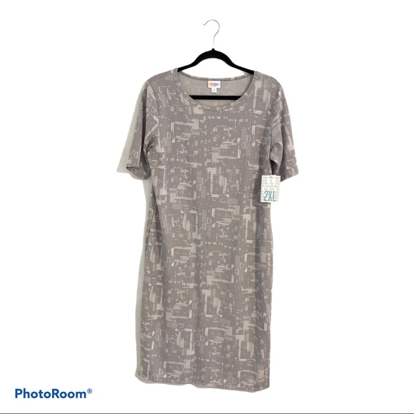 NWT LuLaRoe Julia Dress (2XL) pattern - Picture 1 of 6